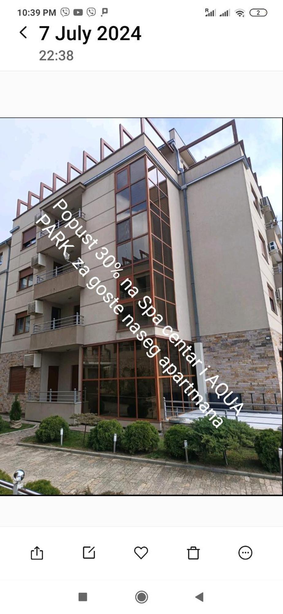 Ferienwohnung Nektar 88 Vrnjačka Banja Exterior foto